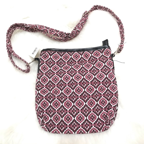 Canvas Print Crossbody Bag - Picture 2 of 7
